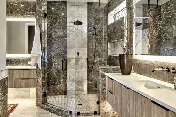 Luxury master bath ideas to consider for the new year.
