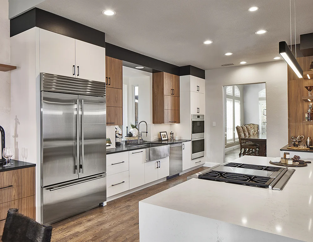 Modernized From Tuscan Kitchen Remodel by Euro Design Build Remodeling project photo 2